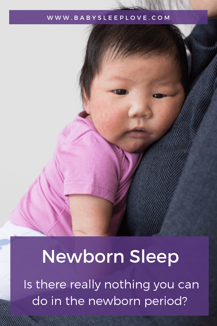 Good newborn sleep habits